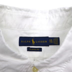 RALPH LAUREN Oxford Button-Down Shirt, 2XL, White, Classic Fit, Small Pony Embroidery