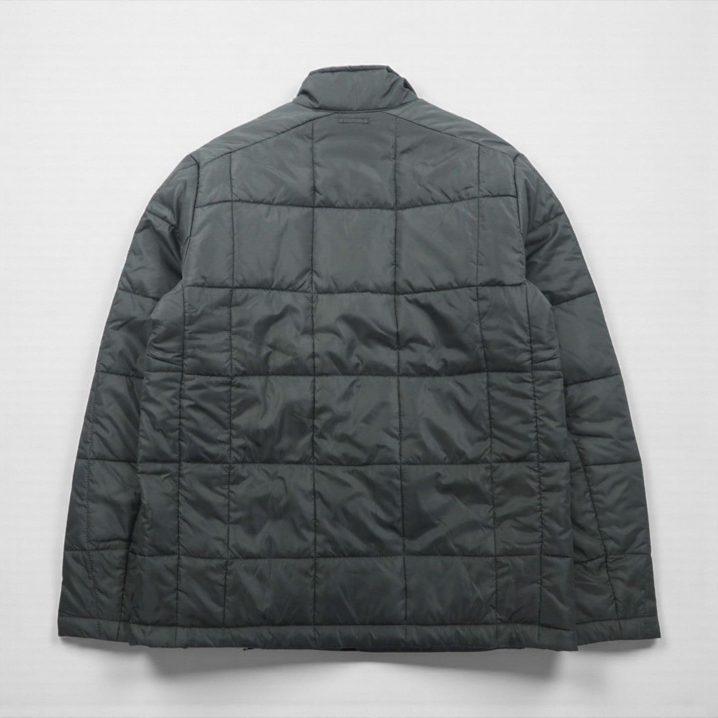 Eddie Baue スタンドカラー 中綿 ダウンジャケット M カーキ キルティング IDEALジップ