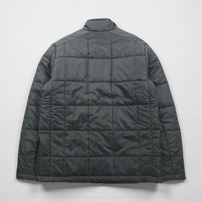 Eddie Baue スタンドカラー 中綿 ダウンジャケット M カーキ キルティング IDEALジップ