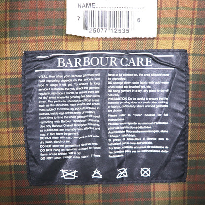 BARBOUR Beaufort Oiled Jacket, Size 2XL, Brown, Waxed Cotton, Made in England, 3 Royal Warrants