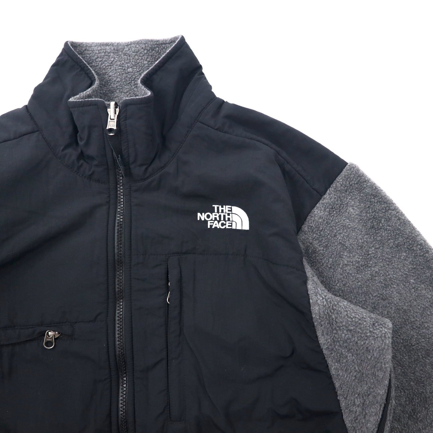 THE NORTH FACE デナリジャケット フリースジャケット L グレー ポリエステル POLARTEC Denali Jacket