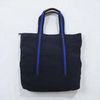 Polo Ralph Lauren ヴィンテージ加工 ビッグポニー キャンバス トートバッグ ネイビー 刺繍 ジップ