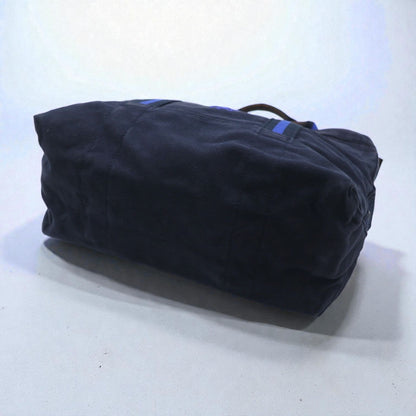 Polo Ralph Lauren ヴィンテージ加工 ビッグポニー キャンバス トートバッグ ネイビー 刺繍 ジップ