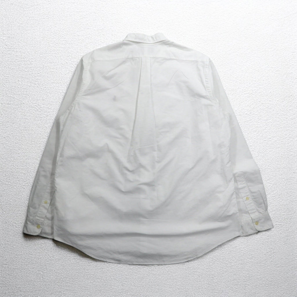 RALPH LAUREN Oxford Button-Down Shirt, 2XL, White, Classic Fit, Small Pony Embroidery