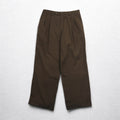 LAUREN RALPH LAUREN 90年代 120's & CASHMERE カシミヤ 2タック ワイド スラックスパンツ M ブラウン ウール