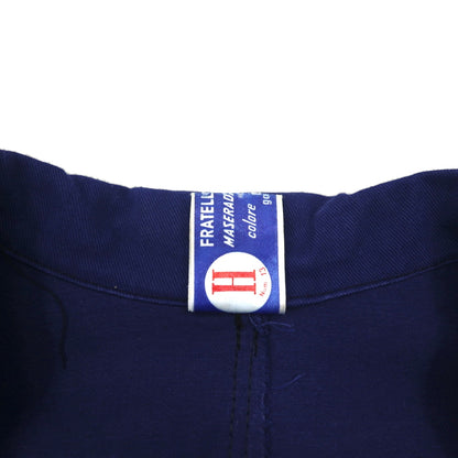 Vintage 70s Italy Made Work Jacket FRATELLI MONTI 70年代 イタリア製 ユーロワーク カバーオール ワークジャケット XL ブルー SANFOR