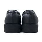 COMME des GARCONS Rubber sole slip-on loafers 24.5cm Black Leather