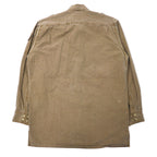 Cabela's 90s Field Shirt, Large, Khaki, Cotton, Epaulettes, Military