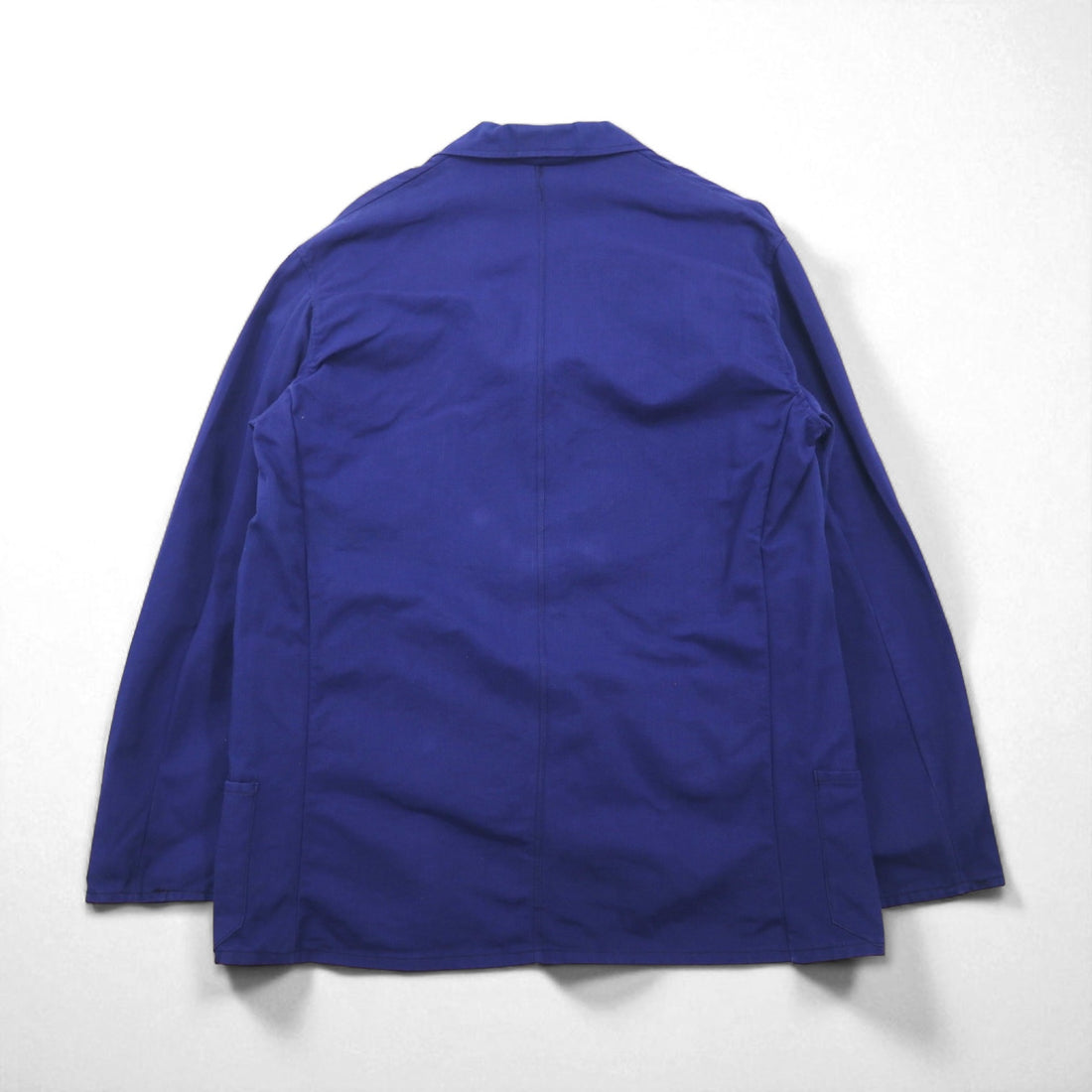 Vintage 70s Italian Made Work Jacket by Fratelli Monti. 70s Italian Euro Work Coverall, Size XL, Blue. SANFOR.