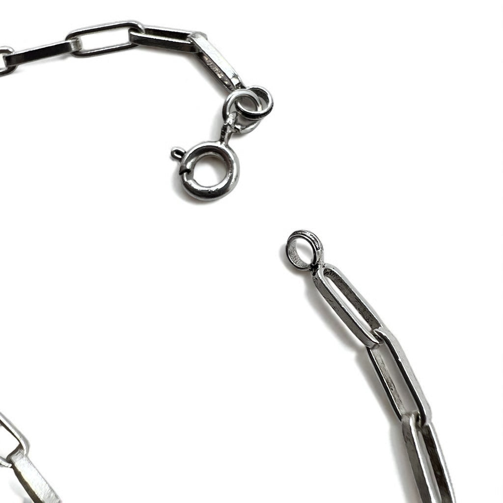 Vintage White Turquoise Pendant Necklace, Indian Jewelry, White Turquoise, Hopi Chain Necklace Pendant, Silver 925, G Stamp