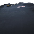 DESCENTE 90年代 日本製 テープロゴ デザイン スウェット トレーナー L ブラック 未使用品