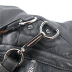 ALEXANDER WANG 2WAY Lamb Leather Backpack Shoulder Bag Grey Sheepskin MARTI