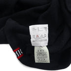 DESCENTE 90年代 日本製 テープロゴ デザイン スウェット トレーナー L ブラック 未使用品