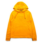 GUESS Triangle Logo Embroidered Pullover Hoodie M Yellow Cotton MI3K9471