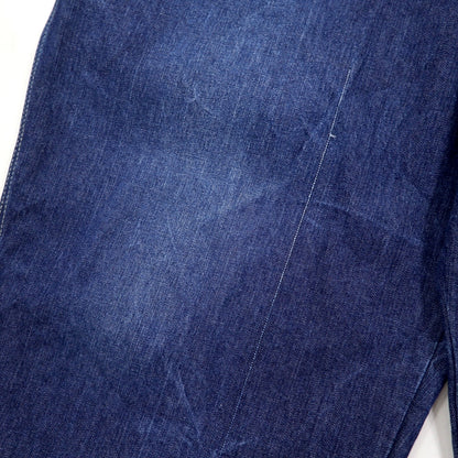 FUBU 2000s Wide Baggy Denim Jeans, XL, Indigo and Blue, Zipper Fly