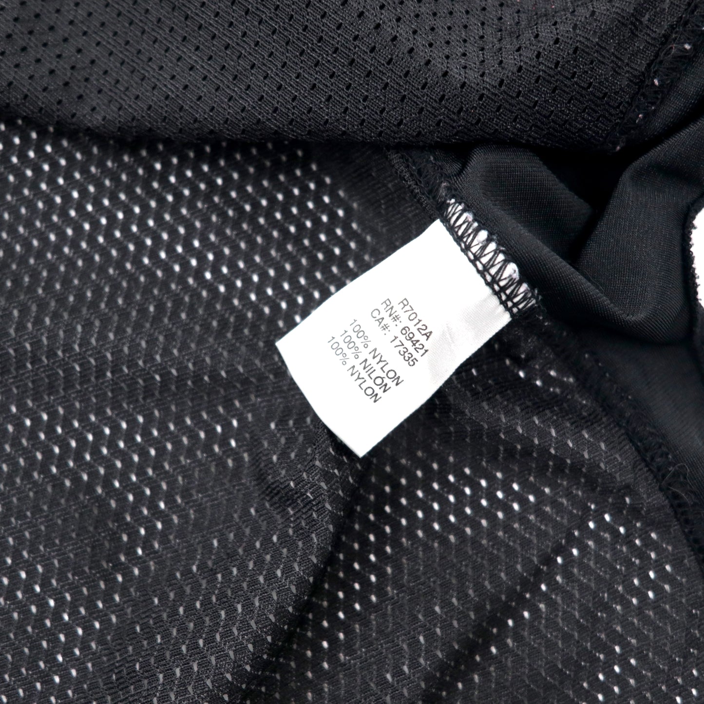 Reebok NFL ビッグサイズ ゲームシャツ XL ブラック ナイロン メッシュ BUCCANEERS ナンバリング