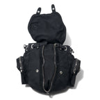 ALEXANDER WANG 2WAY Lamb Leather Backpack Shoulder Bag Grey Sheepskin MARTI