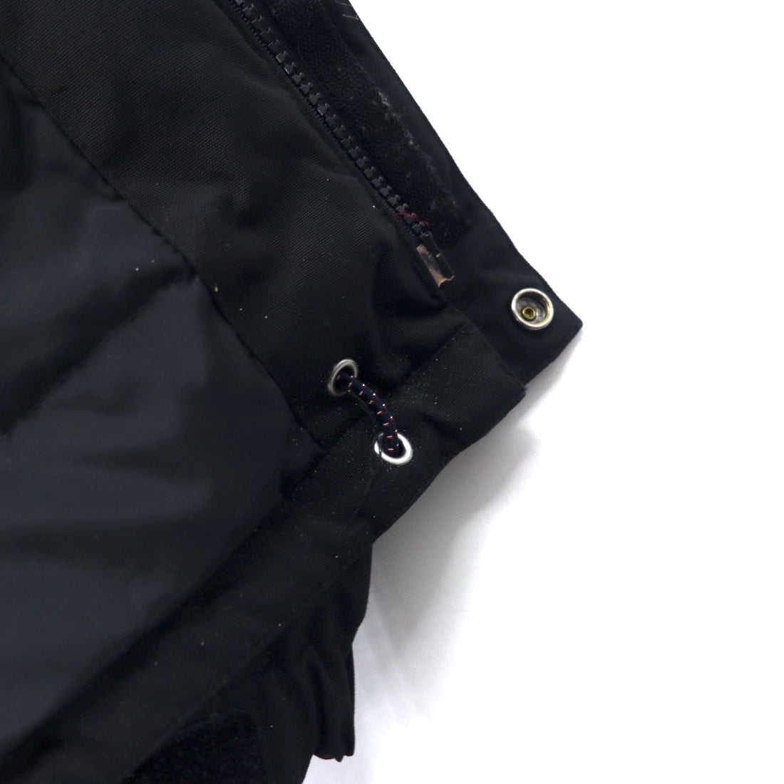 TOMMY HILFIGER 00's Down Jacket M Black Nylon Hood Detachable