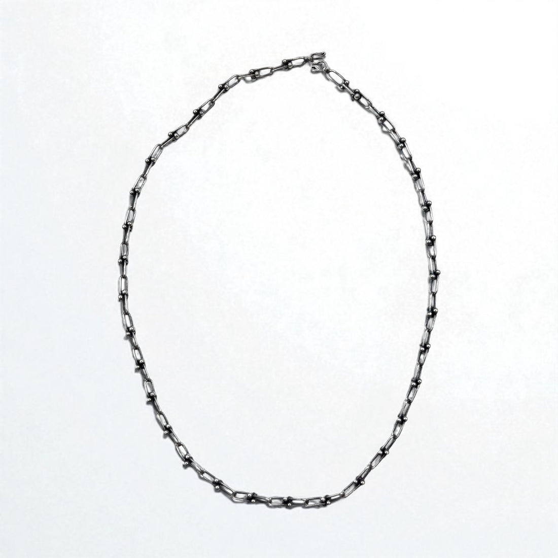 Vintage Silver Chain Necklace ヴィンテージ リンクチェーン 2WAY ネックレス 3連ブレスレット シルバー 925