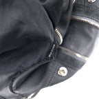 ALEXANDER WANG 2WAY Lamb Leather Backpack Shoulder Bag Grey Sheepskin MARTI