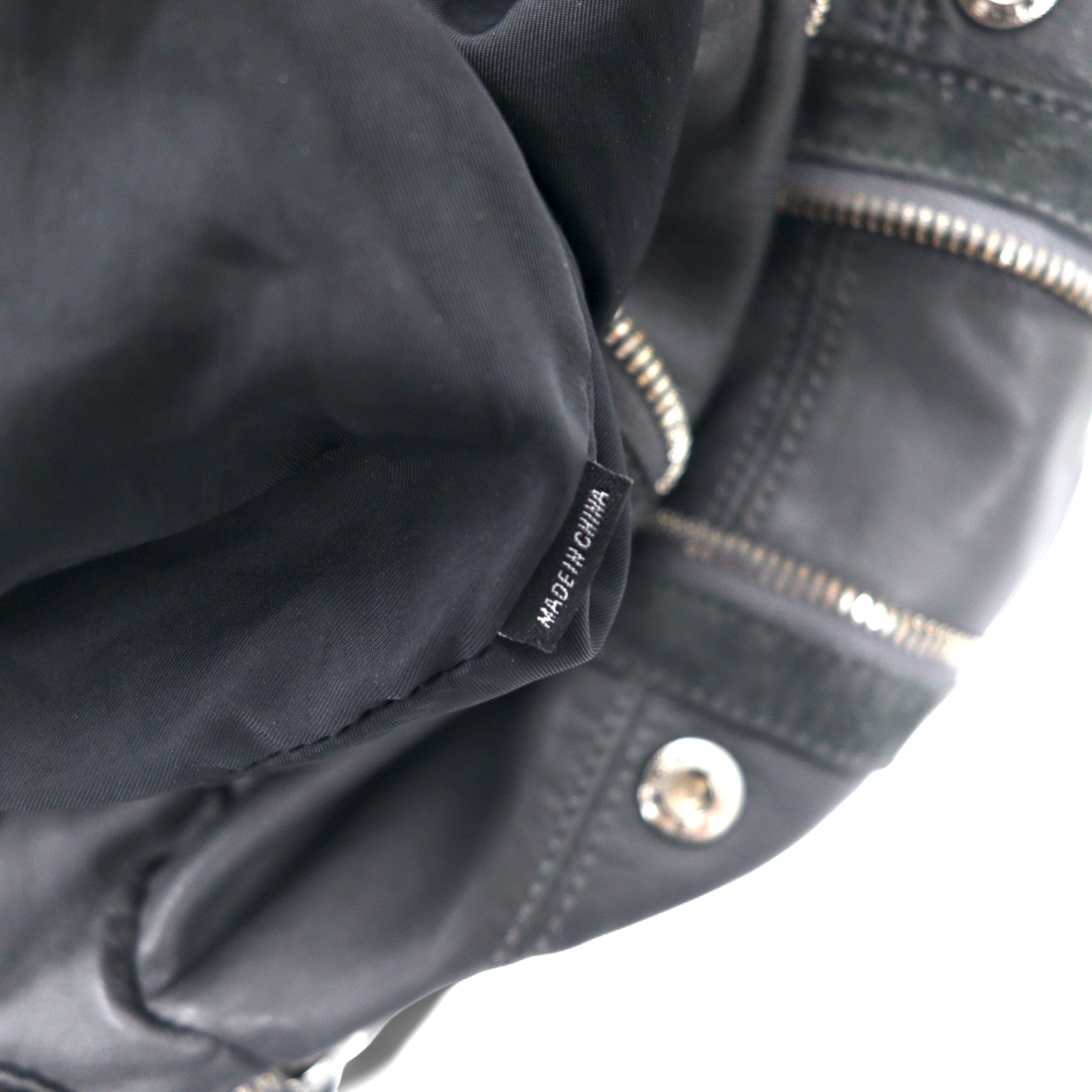 ALEXANDER WANG 2WAY Lamb Leather Backpack Shoulder Bag Grey Sheepskin MARTI