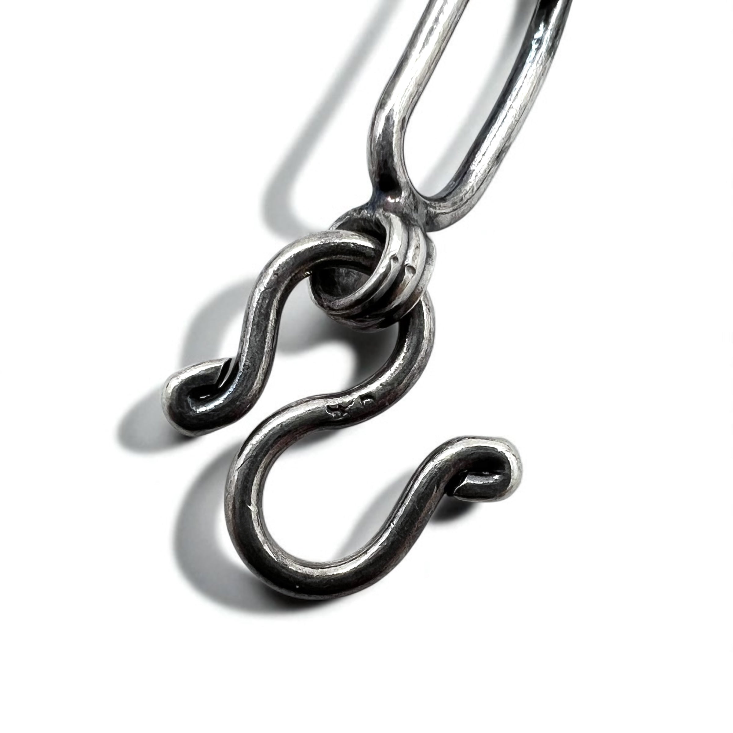 Vintage Silver Chain Necklace, Vintage Link Chain, 2-Way Necklace/3-Row Bracelet, Silver 925