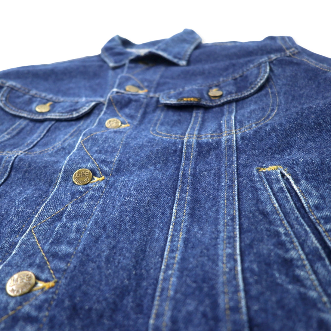 Lee 80年代 デニムジャケット Gジャン L ブルー コットン 153438