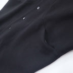 ka na ta Stand Collar Balloon Coat FREE Black Beige Bicolor Wool Made in Japan