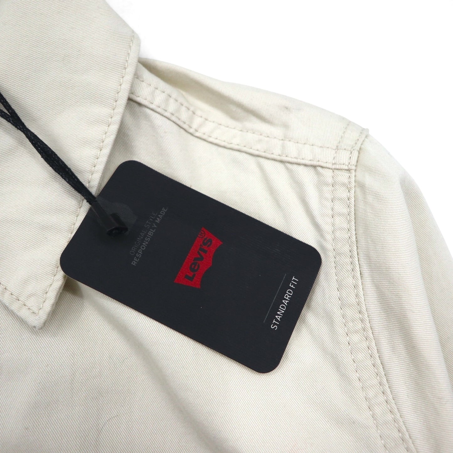 Levi's Iconic jumpsuit in almond milk, size S, beige, A5930-0003, unused.