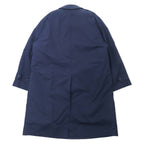 US NAVY 70's Stainless Steel Collar Coat All Weather Coat 44R Navy Cotton Polyester Hiyoku Liner Removable 8405-01-041-9790 VI-MIL,INC.