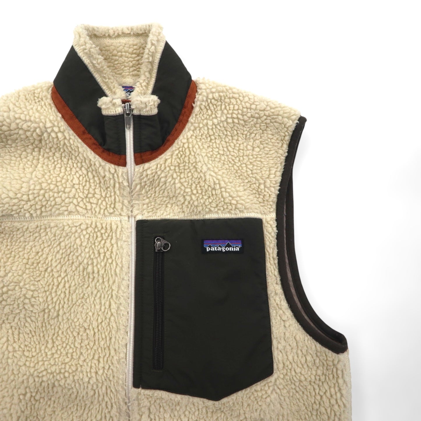 Patagonia クラシック レトロX Classic Retro X フリース ベスト S ベージュ ポリエステル 23047