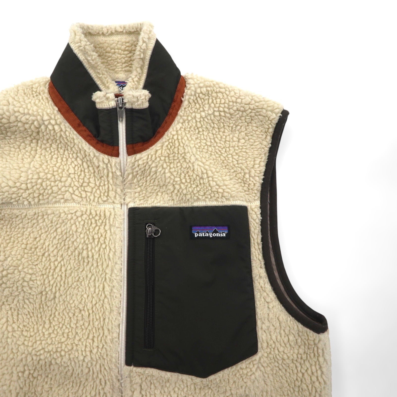 Patagonia クラシック レトロX Classic Retro X フリース ベスト S ベージュ ポリエステル 23047