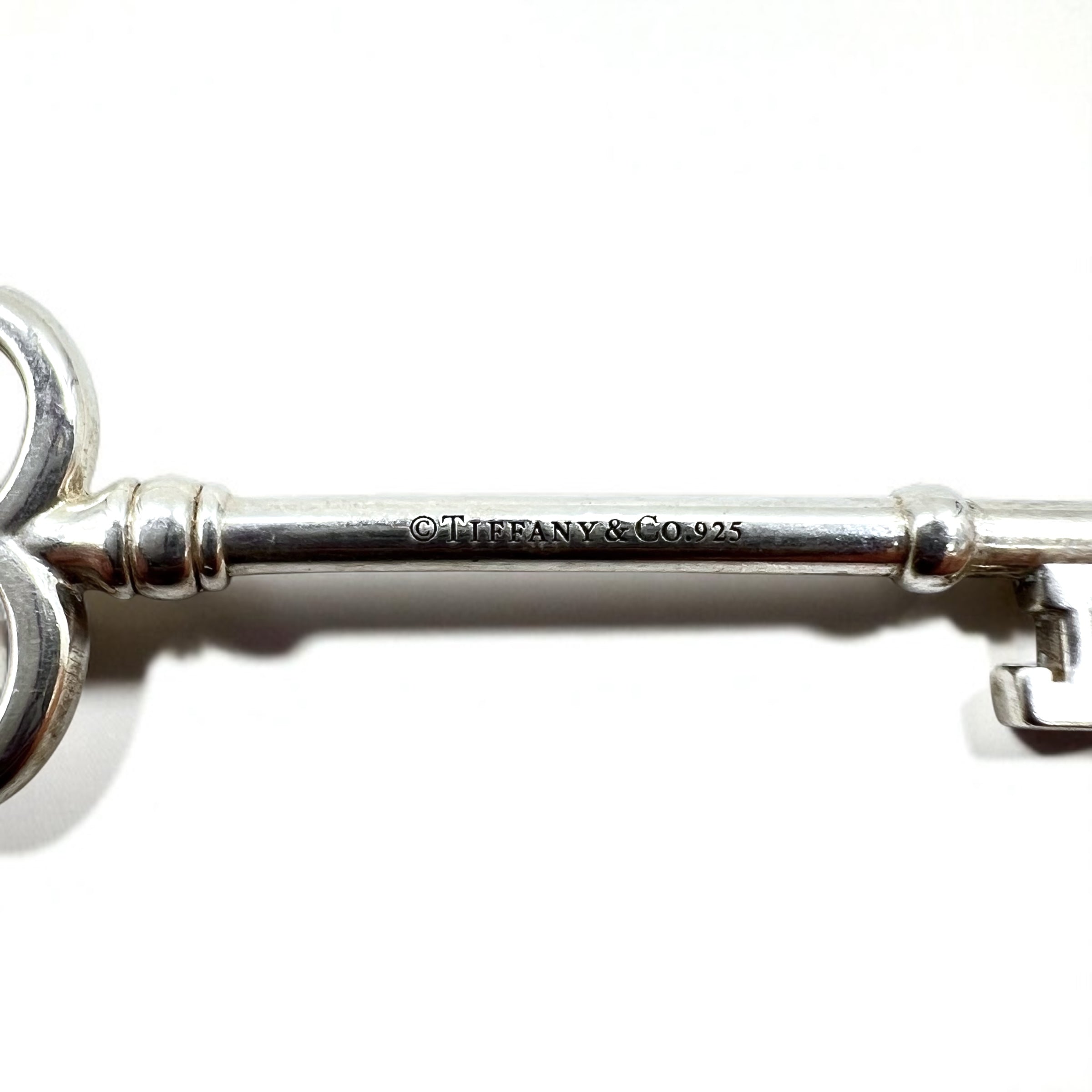 TIFFANY & CO. トレフォイル クローバー キー ネックレス SILVER 925