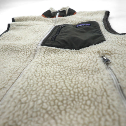 Patagonia クラシック レトロX Classic Retro X フリース ベスト S ベージュ ポリエステル 23047
