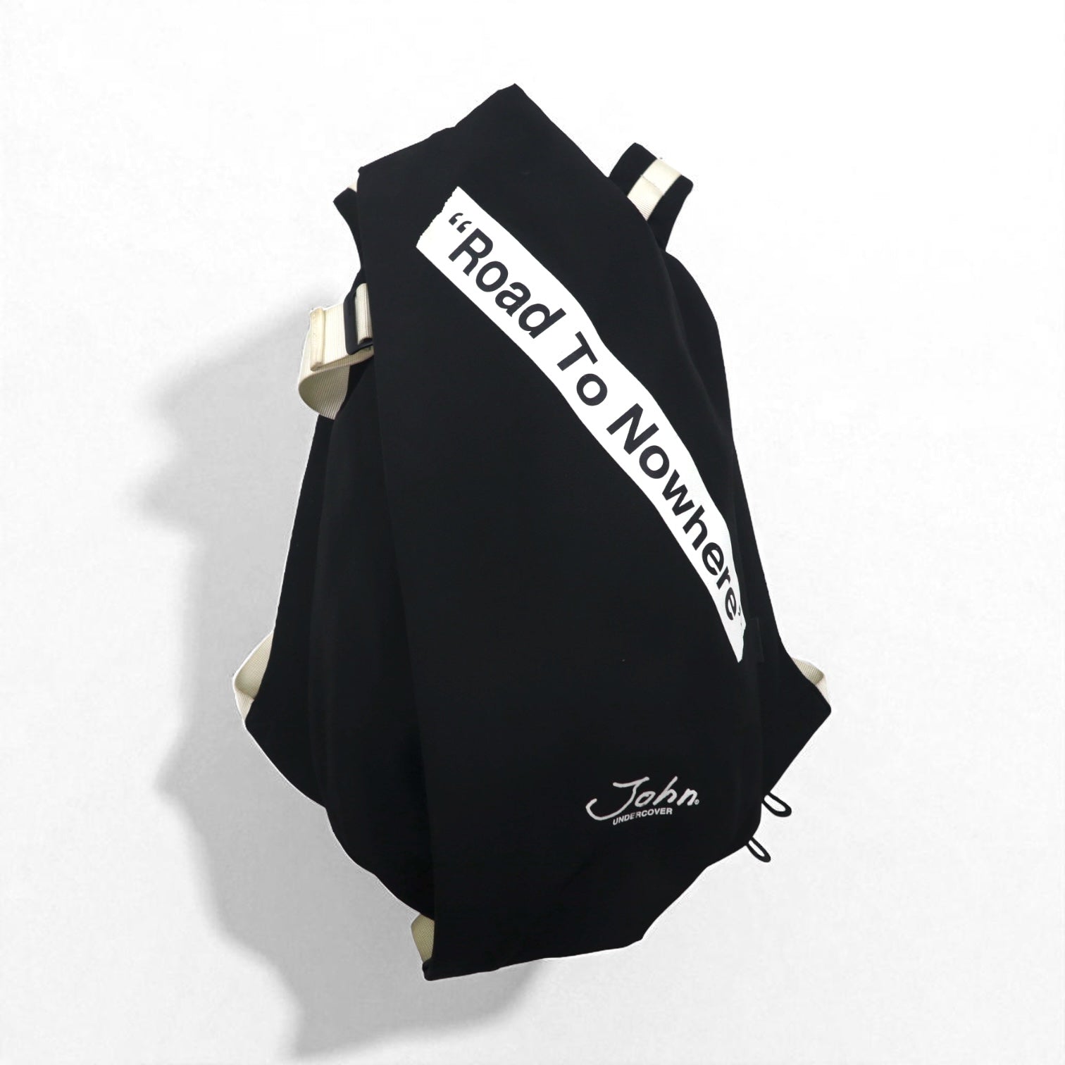 JohnUNDERCOVER x Cote&amp;Ciel ISAR Road to Nowhere Backpack, Black