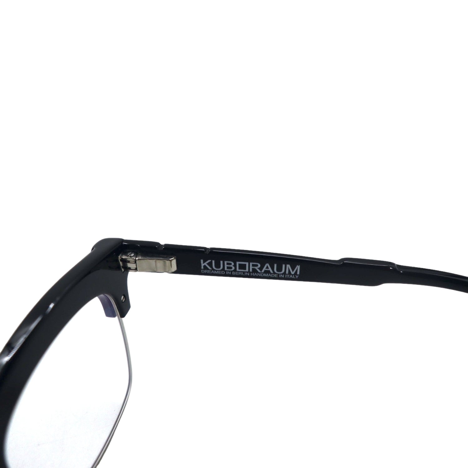 KUBORAUM Sunglasses Date Glasses Half Rim Maske N6 Black 49□26 