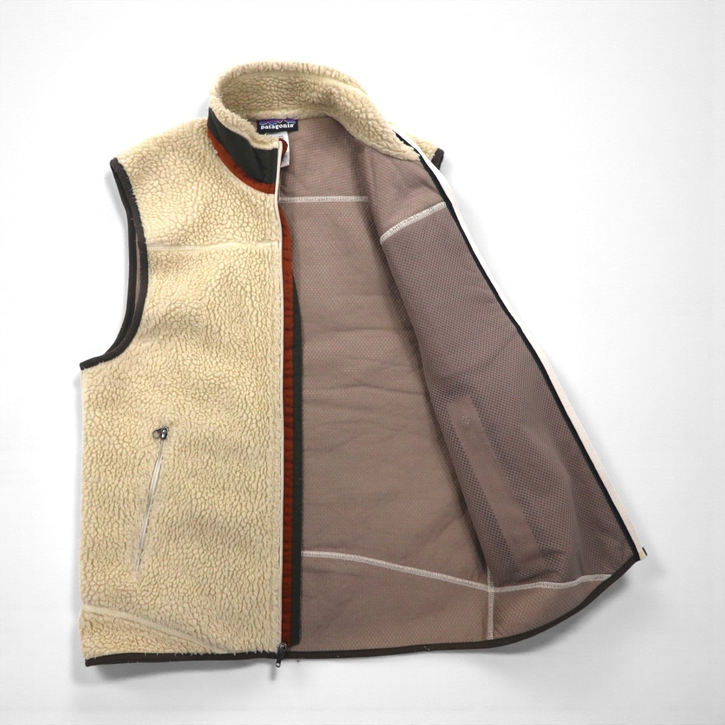 Patagonia クラシック レトロX Classic Retro X フリース ベスト S ベージュ ポリエステル 23047