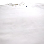 Polo by Ralph Lauren 90s Polo Shirt, 3XL, Big Size, White, Pique, Small Pony Embroidery