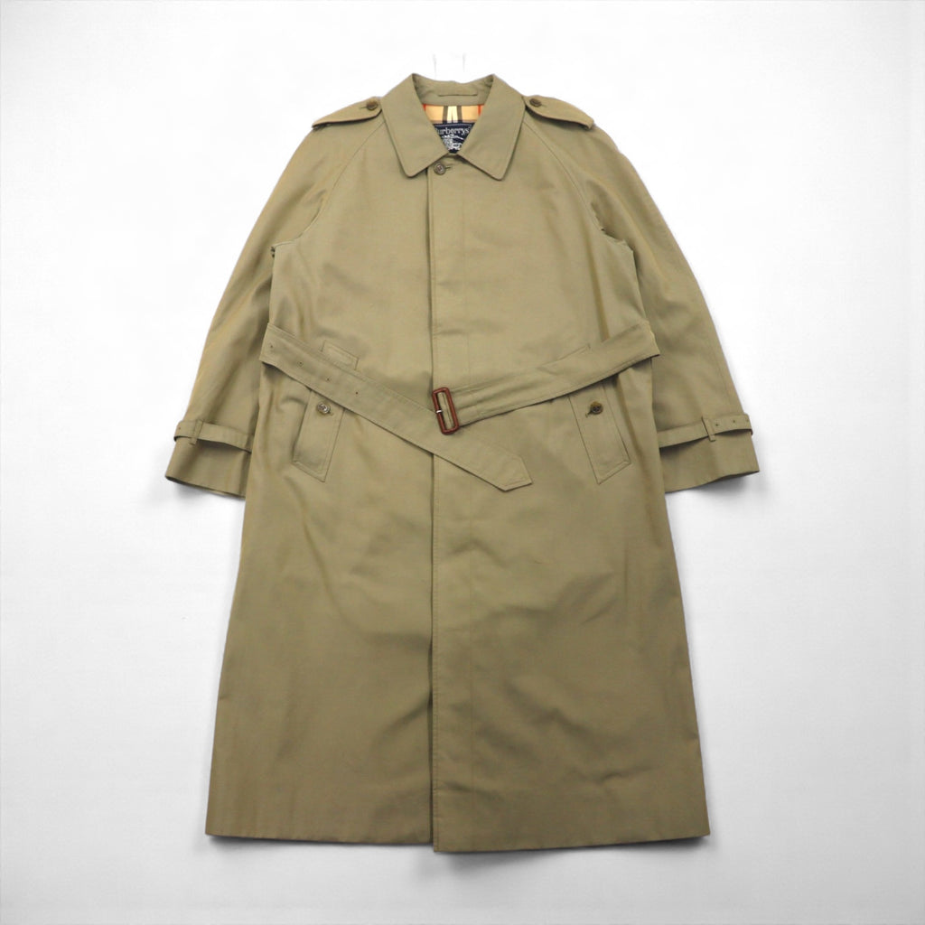 BURBERRY バルマカーンコート ステンカラーコート L ベージュ エポレット ベルト付き