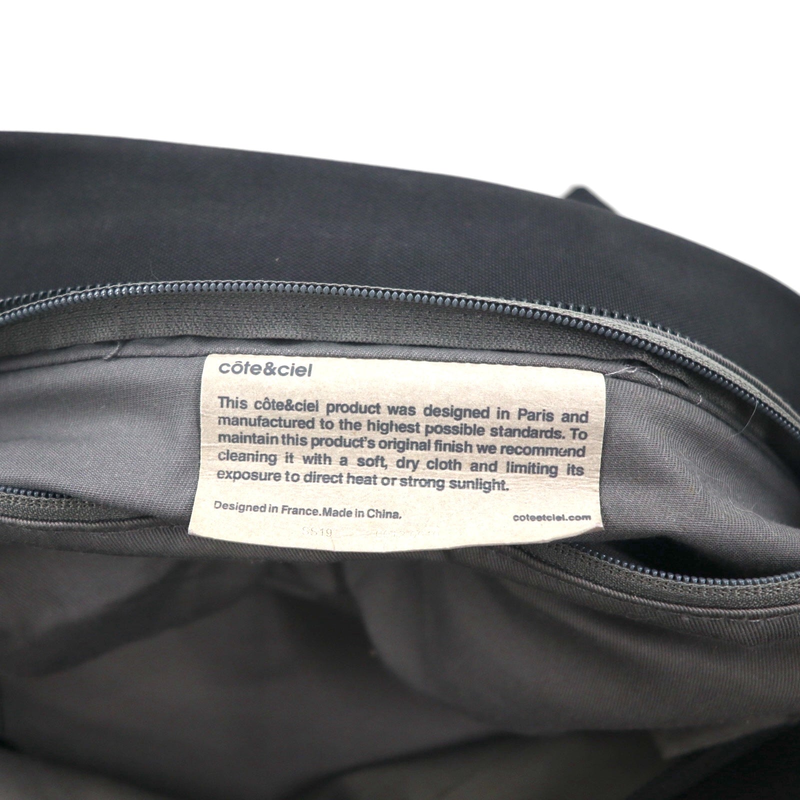 JohnUNDERCOVER x Cote&amp;Ciel ISAR Road to Nowhere Backpack, Black