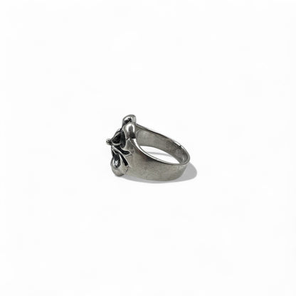 Vintage Silver Ring フローラルクロス リング 指輪 18号 シルバー 925 ゴシック ロック