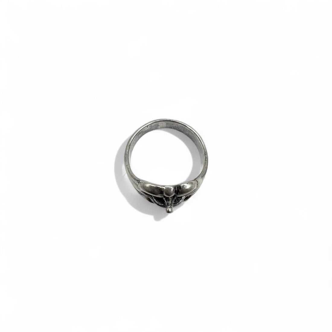 Vintage Silver Ring フローラルクロス リング 指輪 18号 シルバー 925 ゴシック ロック