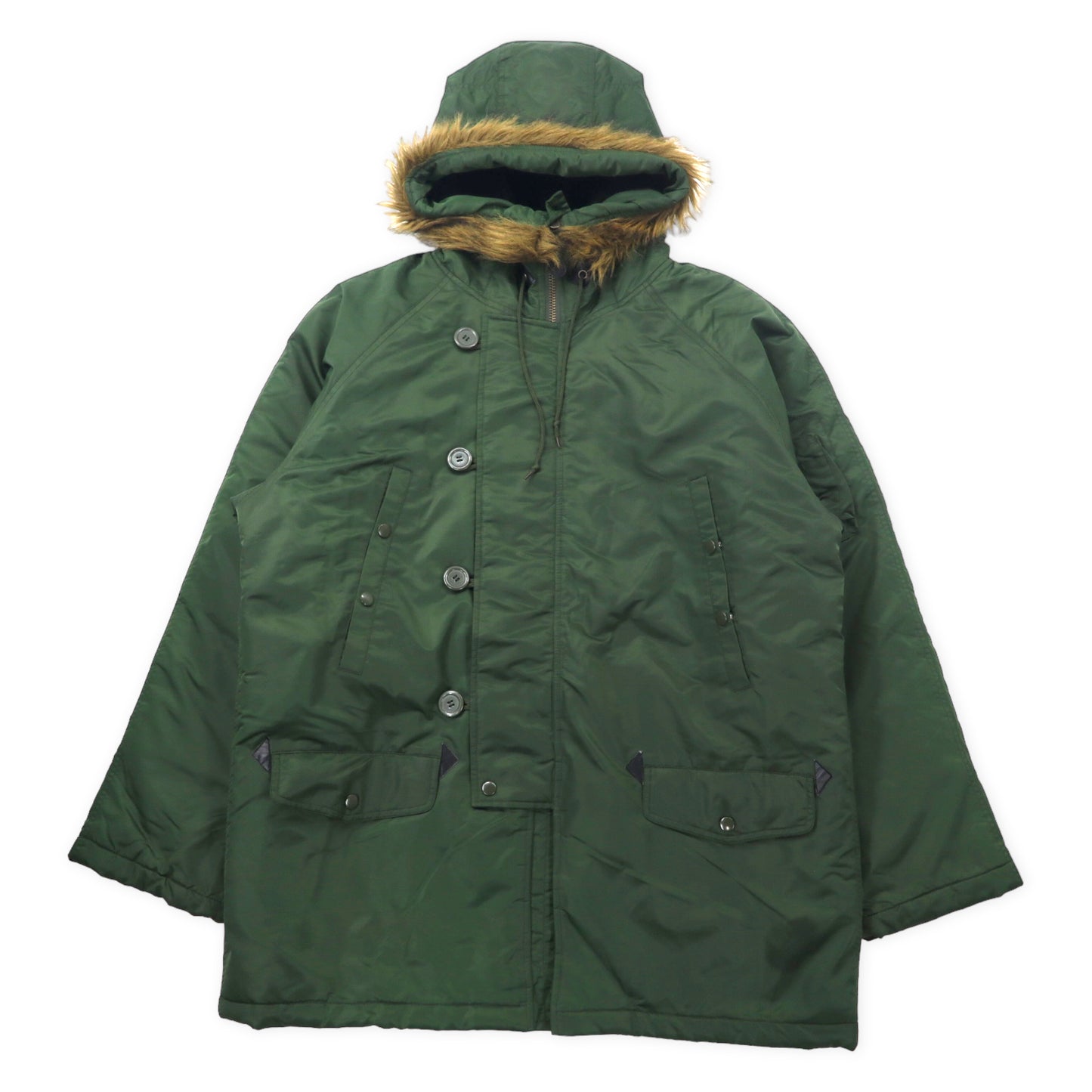 N-3B Military Flight Jacket フライトジャケット XL カーキ ナイロン