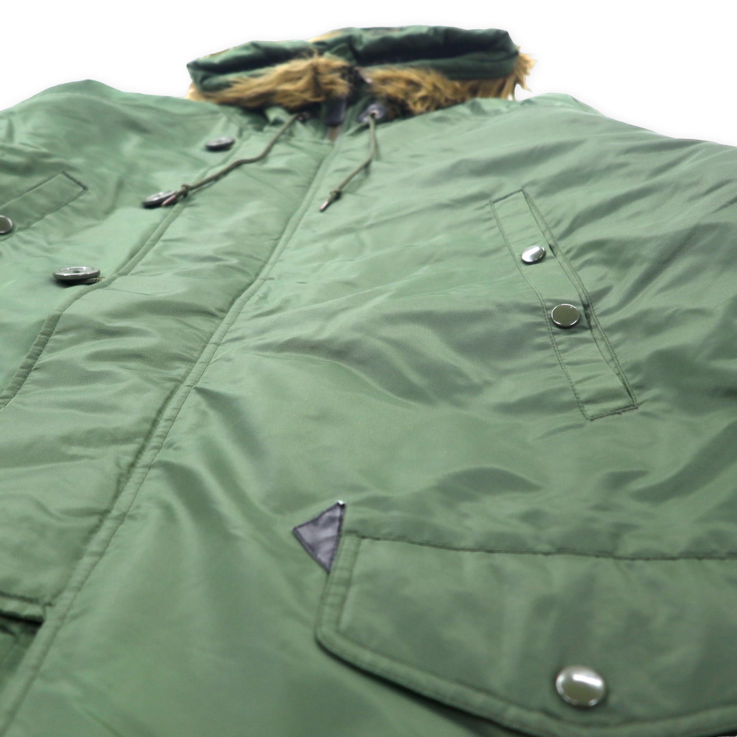 N-3B Military Flight Jacket フライトジャケット XL カーキ ナイロン