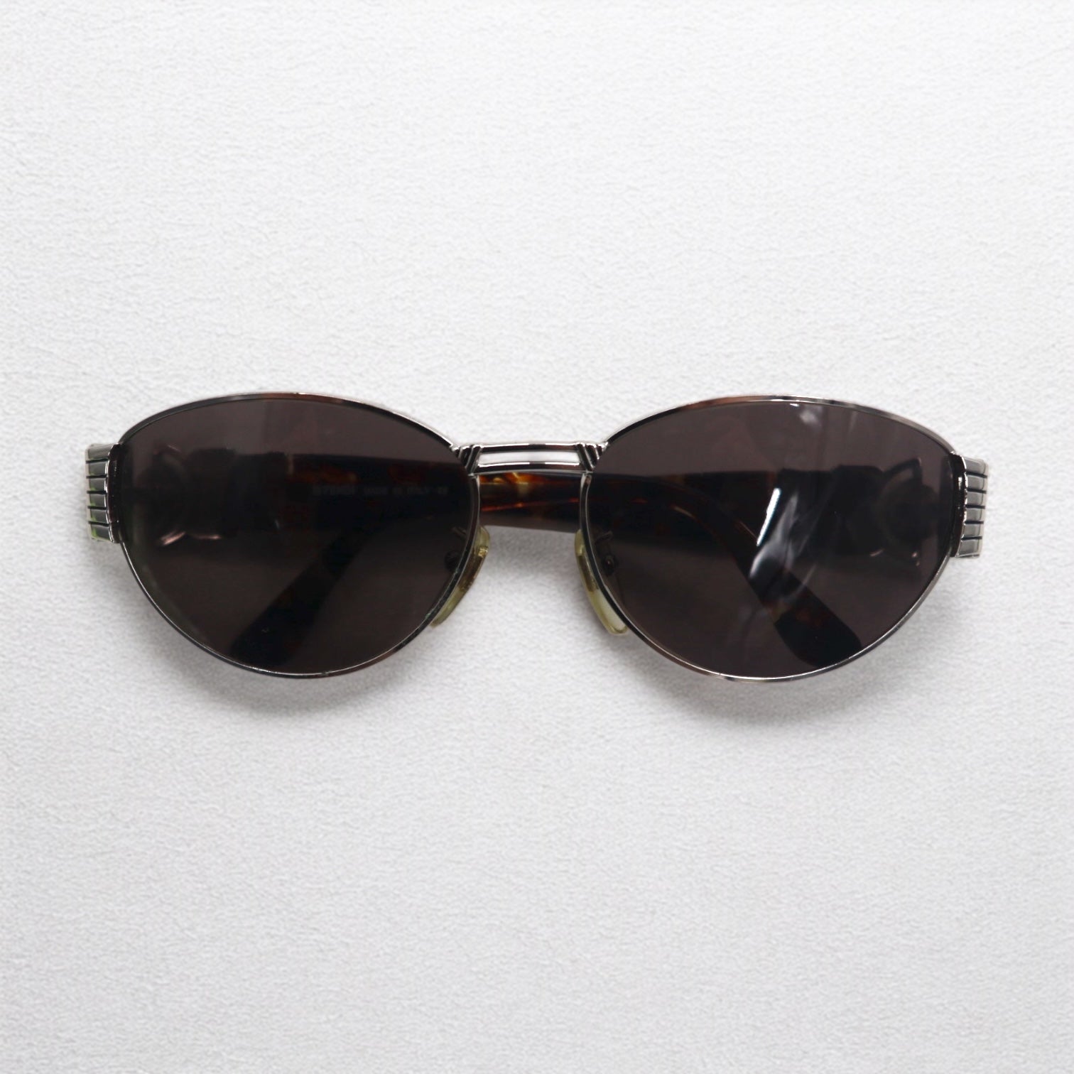 FENDI ヴィンテージ ボストン サングラス メタルフレーム ベッコウ SL7033 イタリア製