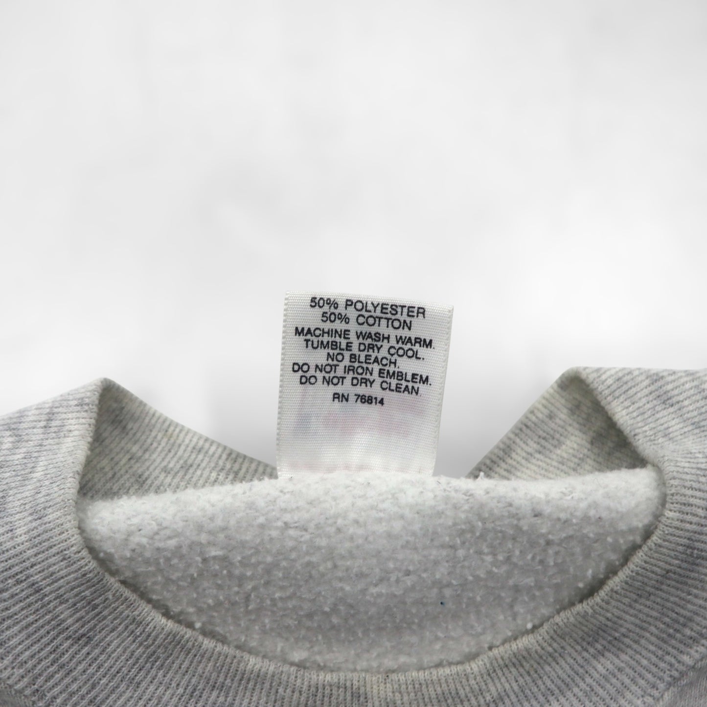 90s USA Vintage Sweatshirt College House カレッジ プリント スウェット トレーナー XL グレー 90年代 USA製