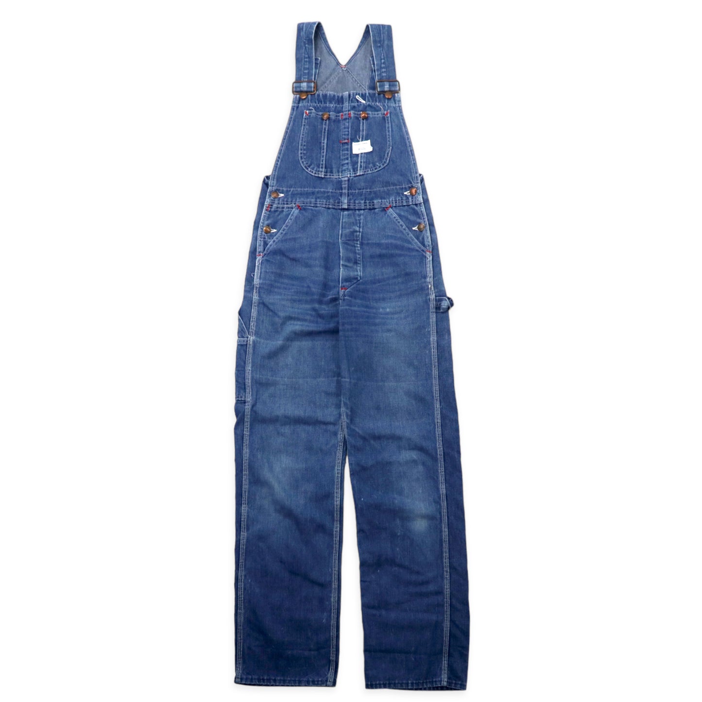 BIG MAC 70s Denim Overall S Blue Donut button – 日本然リトテ