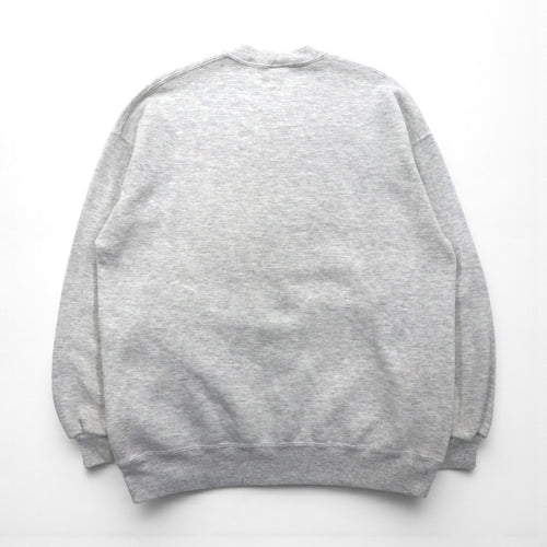 90s USA Vintage Sweatshirt College House カレッジ プリント スウェット トレーナー XL グレー 90年代 USA製