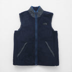 THE NORTH FACE シェルパ フリース ベスト M ネイビー ポリエステル スタンドカラー