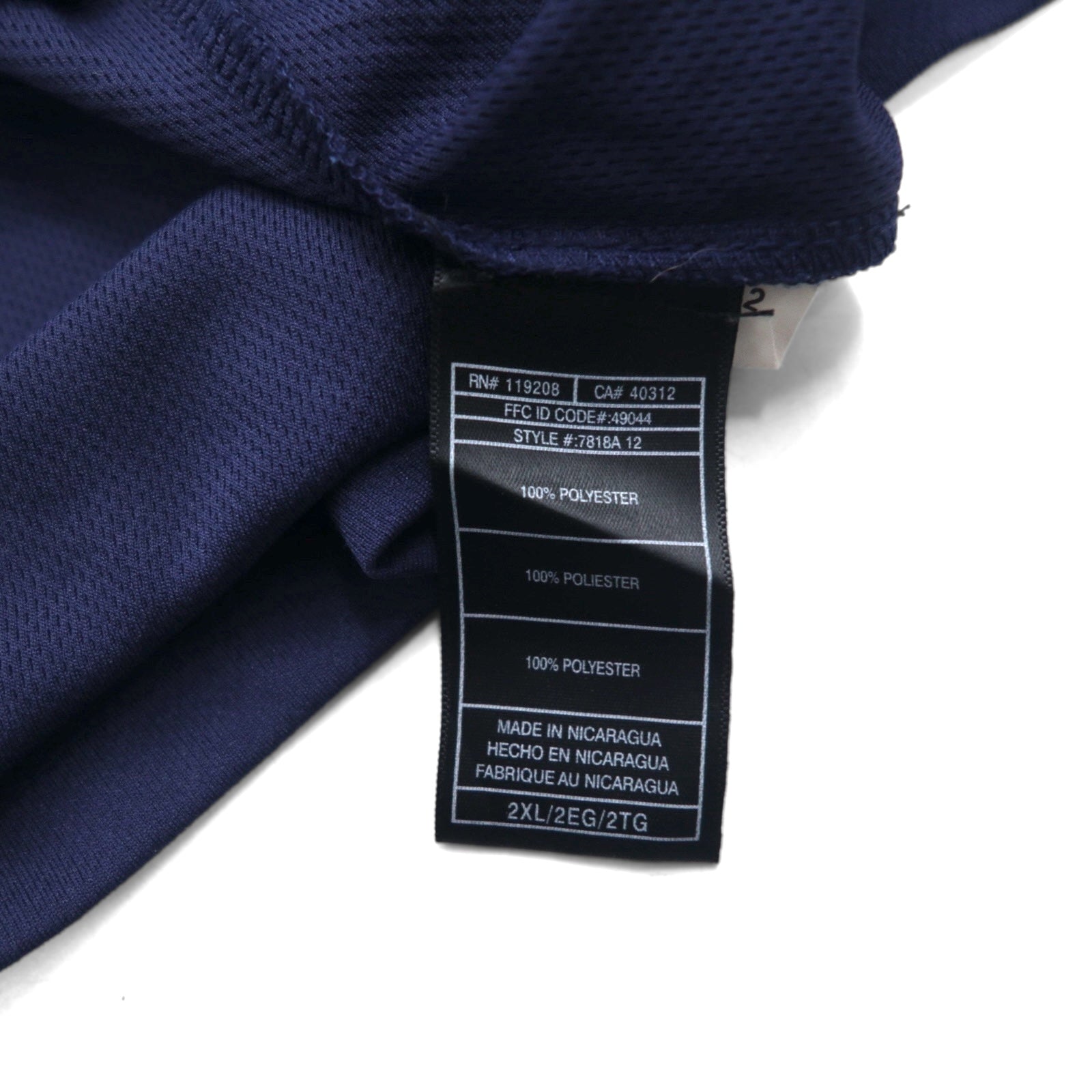 adidas ゲームシャツ バスケット ユニフォーム タンクトップ 2XL ビッグサイズ ネイビー NBA Atlanta Hawks